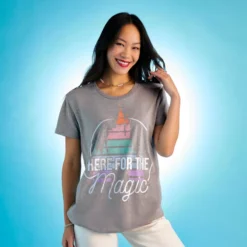 Fantasyland Castle ''Here For The Magic'' T-Shirt For Adults