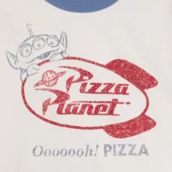 Pizza Planet Alien Logo Ringer T-Shirt For Adults, Toy Story 7 Pizza Planet Alien Logo Ringer T-Shirt For Adults, Toy Story -Magical Ears Collectibles Shop 2325048780023M 2