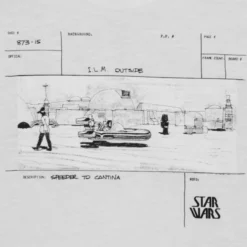 Star Wars Concept Artwork Speeder T-Shirt For Adults 9 Star Wars Concept Artwork Speeder T-Shirt For Adults -Magical Ears Collectibles Shop 2325048780025M 2