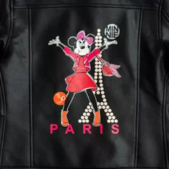 Minnie Parisienne Long Sleeve Black Jacket For Women -Magical Ears Collectibles Shop 2325049490032M 2