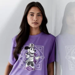Minnie Mouse Disney100 T-Shirt For Women 6 Minnie Mouse Disney100 T-Shirt For Women -Magical Ears Collectibles Shop 2325049490048M 1
