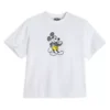 White Mickey Mouse Genuine Mousewear T-Shirt For Women -Magical Ears Collectibles Shop 2325051570017M
