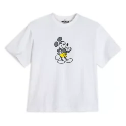 White Mickey Mouse Genuine Mousewear T-Shirt For Women