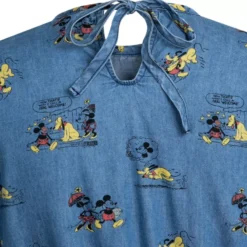 Mickey And Friends Chambray Dress For Adults -Magical Ears Collectibles Shop 2325052050026M 2