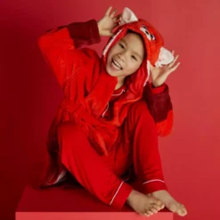 Mei Lee Red Panda Dressing Gown For Kids, Turning Red -Magical Ears Collectibles Shop 2327049220061M 2