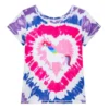 Rainbow Unicorn Fashion T-Shirt For Girls, Inside Out, Sensory Friendly