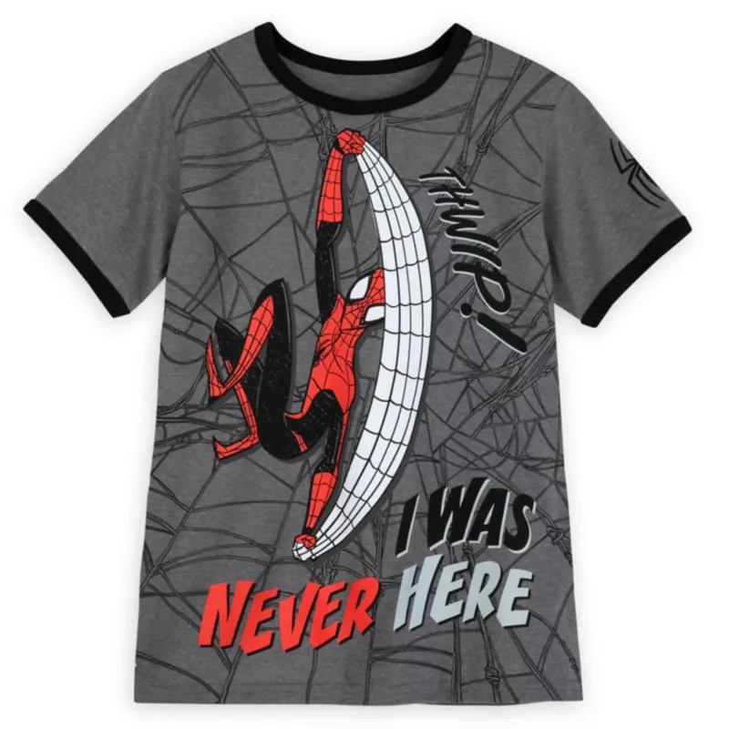 Spider-Man Ringer T-Shirt For Kids 3 Spider-Man Ringer T-Shirt For Kids
