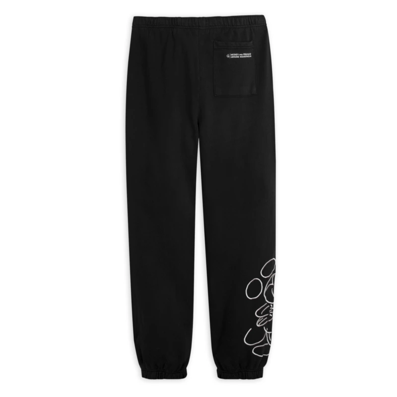 Mickey Mouse Genuine Mousewear Black Jogging Bottoms For Men 4 Mickey Mouse Genuine Mousewear Black Jogging Bottoms For Men - Image 2