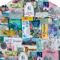 Disneyland Woven Shirt For Adults - Disney100 -Magical Ears Collectibles Shop 2403049490001M 2