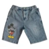 Mickey Mouse Denim Shorts For Adults 1 Mickey Mouse Denim Shorts For Adults -Magical Ears Collectibles Shop 2403052050011M