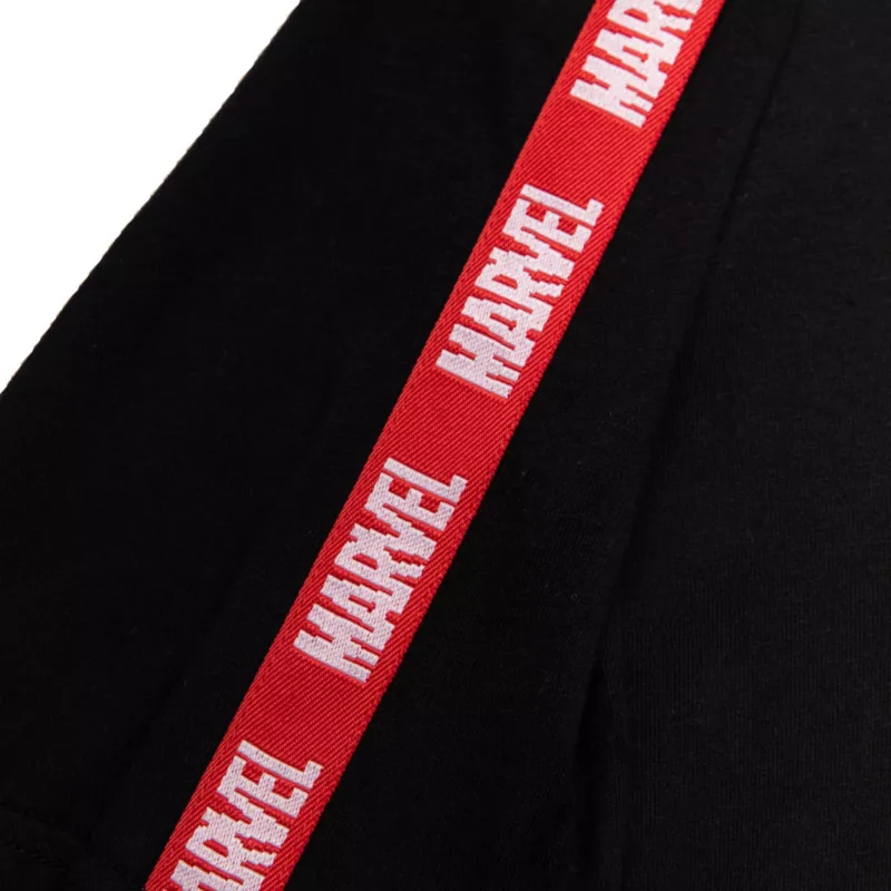 Marvel Icon Crew Neck Black T-Shirt For Adults 6 Marvel Icon Crew Neck Black T-Shirt For Adults - Image 4