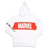 Marvel Logo White Hoodie For Adults -Magical Ears Collectibles Shop 2403053070003M
