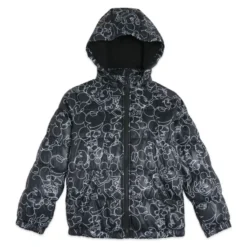 Mickey Mouse Hooded Puff Jacket For Kids