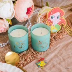 Disney Candle Ariel & Flounder & Sebastian, Twin Pack -Magical Ears Collectibles Shop 348658002368 4