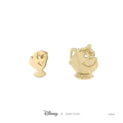 Disney Earrings Mrs Potts And Chip, Gold 11 Disney Earrings Mrs Potts And Chip, Gold -Magical Ears Collectibles Shop 348658009961 4