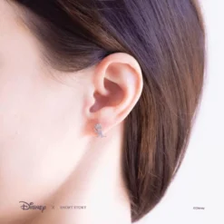 Disney Earrings Cinderella Jaq And Gus, Silver -Magical Ears Collectibles Shop 348658010059 3