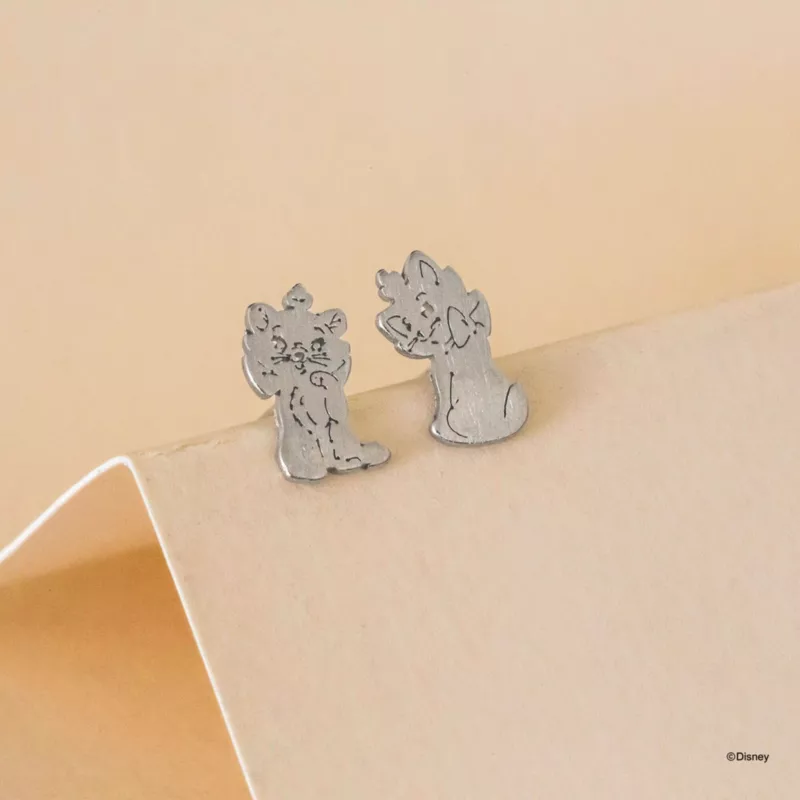 Disney Earring Marie, Silver 4 Disney Earring Marie, Silver - Image 2