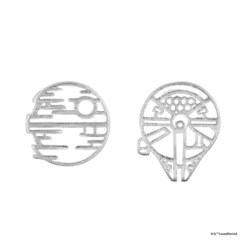 Star Wars™ Earring Death Star™, Silver -Magical Ears Collectibles Shop 348658016174 4