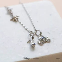 Disney Necklace Cinderella, Silver -Magical Ears Collectibles Shop 348658022175 2