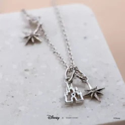 Disney Necklace Castle, Silver -Magical Ears Collectibles Shop 348658024599 1