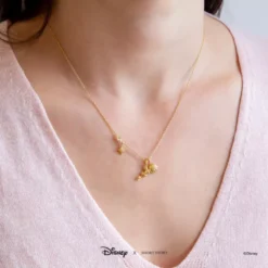 Disney Necklace Little Mermaid, Gold -Magical Ears Collectibles Shop 348658024605 2