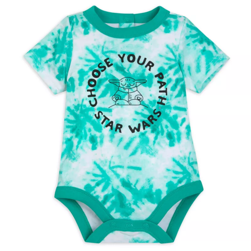 Grogu Tie-Dye Bodysuit For Baby, Star Wars: The Mandalorian 3 Grogu Tie-Dye Bodysuit For Baby, Star Wars: The Mandalorian