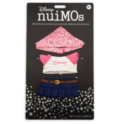 Disney NuiMOs Outfit, Denim Skirt With Disney Logo T-Shirt And Pink Bandana -Magical Ears Collectibles Shop 412343902925 2