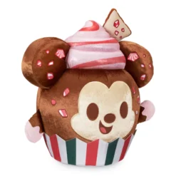 Mickey Mouse Peppermint Bark Cupcake Disney Munchlings Scented Medium Plush - Baked Treats -Magical Ears Collectibles Shop 412503304132 2