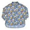 Donald & Daisy Duck Long Sleeve Denim Shirt For Adults