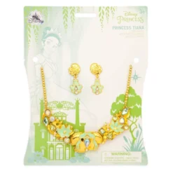Tiana Costume Jewellery Set For Kids, The Princess And The Frog -Magical Ears Collectibles Shop 428423400571 2