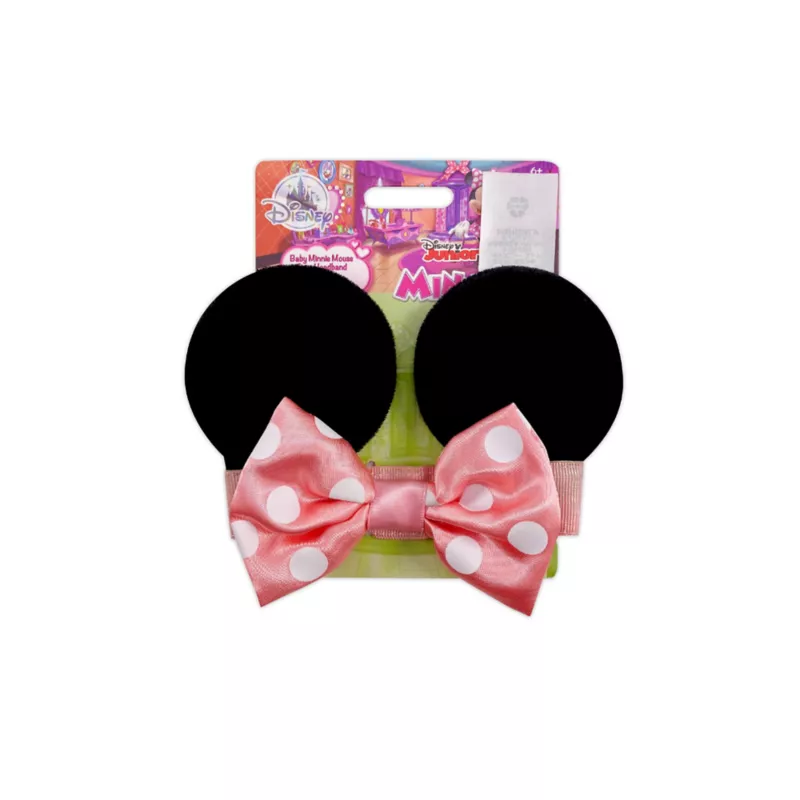 Minnie Mouse Pink Ear Headband With Bow For Baby 5 Minnie Mouse Pink Ear Headband With Bow For Baby - Image 3