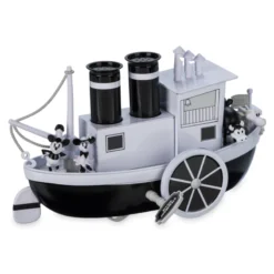 Mickey And Minnie Mouse Steamboat Willie Musical Boat - Disney100 -Magical Ears Collectibles Shop 461023943369 3