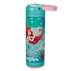 The Little Mermaid Water Bottle -Magical Ears Collectibles Shop 465023645605 2
