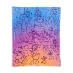 Mickey Mouse And Friends Reversible Fleece Throw -Magical Ears Collectibles Shop 465043897657 2