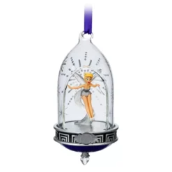 Tinker Bell Disney100 Celebration Glass Dome Sketchbook Hanging Ornament