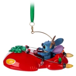 Stitch Festive Hanging Ornament -Magical Ears Collectibles Shop 465062913000 1