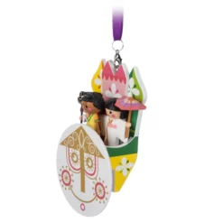 “it's A Small World'' Clock Face Sketchbook Ornament -Magical Ears Collectibles Shop 465063949633 3