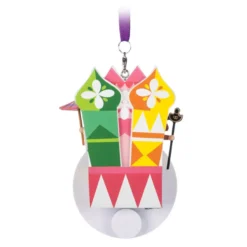“it's A Small World'' Clock Face Sketchbook Ornament -Magical Ears Collectibles Shop 465063949633 4
