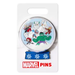 Marvel's Avengers Mini Snow Globe Pin -Magical Ears Collectibles Shop 466043419238 2