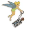 Tinker Bell Pin With Glitter Vial Dangler, Peter Pan -Magical Ears Collectibles Shop 466043455694