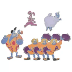 Genie Pin Set, Aladdin's 30th Anniversary 10 Genie Pin Set, Aladdin's 30th Anniversary -Magical Ears Collectibles Shop 466043633726 4