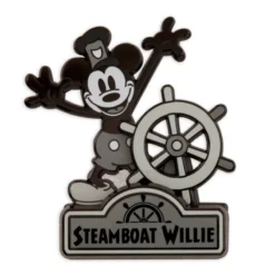 Mickey Mouse As Steamboat Willie Pin - Disney100, Limited Release