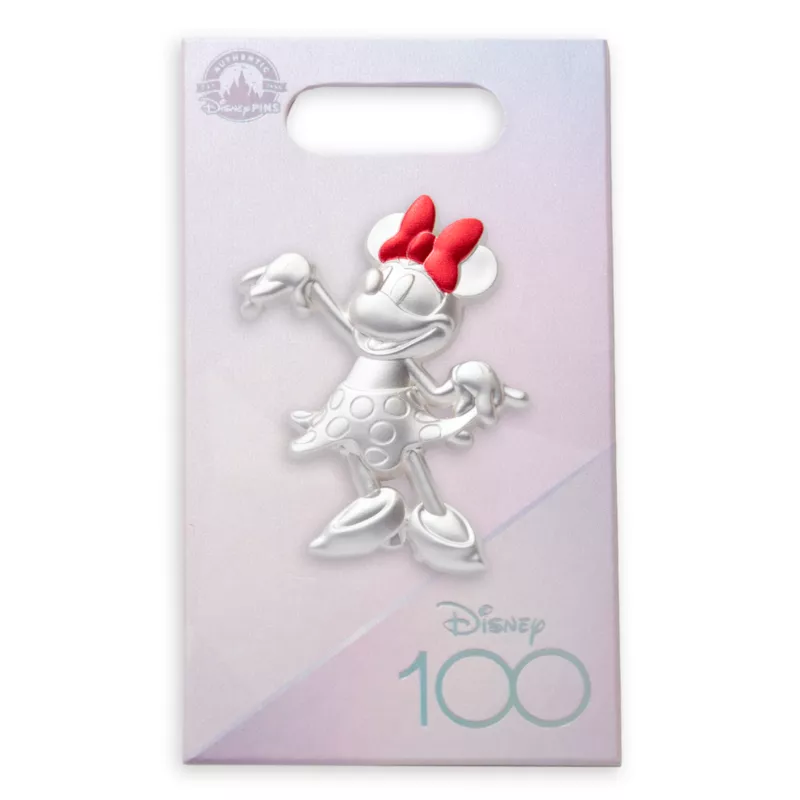 Minnie Mouse Platinum Celebration Pin - Disney100 4 Minnie Mouse Platinum Celebration Pin - Disney100 - Image 2
