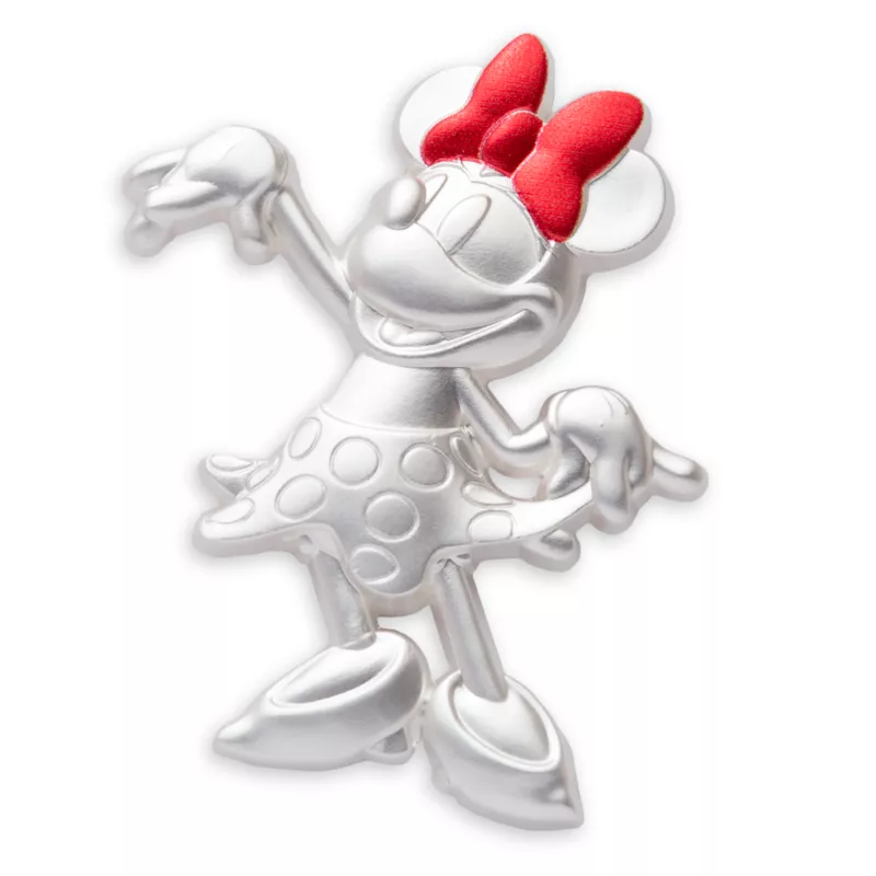Minnie Mouse Platinum Celebration Pin - Disney100 3 Minnie Mouse Platinum Celebration Pin - Disney100