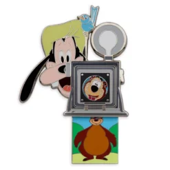 Goofy And Humphrey Bear Pin, Hold That Pose - Disney100 Limited Release -Magical Ears Collectibles Shop 466044000756 3