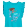 Disney Store The Little Mermaid Frilled T-Shirt For Kids, Live Action Film