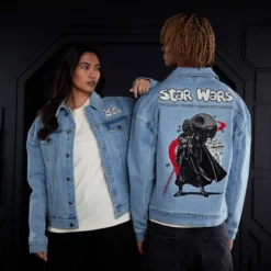 Darth Vader And Stormtroopers Star Wars Meets The '90s Denim Jacket For Adults -Magical Ears Collectibles Shop 5202052750004M 2