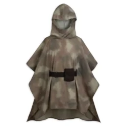 Princess Leia 40th Anniversary Endor Battle Poncho Costume For Adults, Star Wars