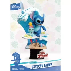 Stitch Surf Summer Series Figurine, Beast Kingdom -Magical Ears Collectibles Shop 710495550671 4