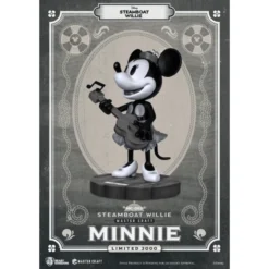 Steamboat Willie Master Craft Minnie Figurine, Beast Kingdom -Magical Ears Collectibles Shop 711203440369 2